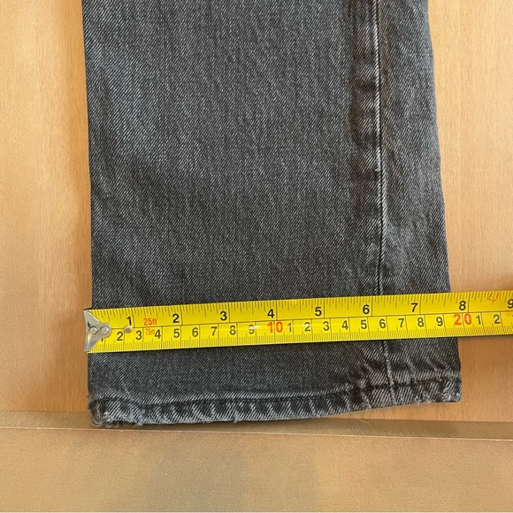 Abercrombie & Fitch Curve Love The 70s Vintage Flare Ultra High Rise Black Jeans - Picture 13 of 13